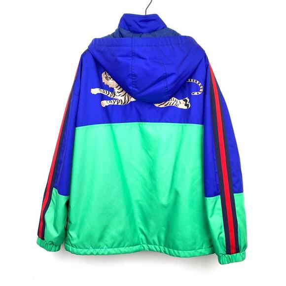 NWT Gucci Tiger Nylon Canvas Jacket With Patch Size 52 - Picture 5 of 16